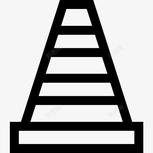 锥形车库21直线图标svg_新图网 https://ixintu.com 直线 车库21 锥形