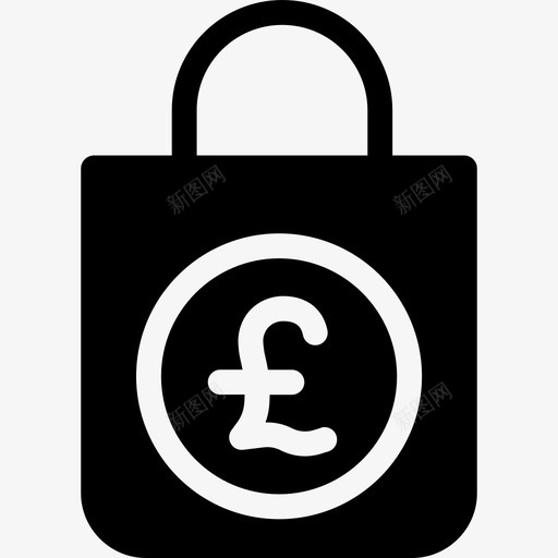 购物袋银行和金融14坚固图标svg_新图网 https://ixintu.com 坚固 购物袋 银行和金融14