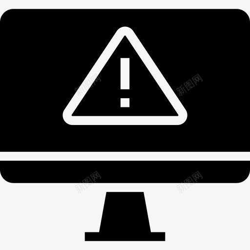 警告计算机技术4填充图标svg_新图网 https://ixintu.com 填充 警告 计算机技术4