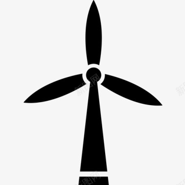 风电电力工业4填充图标图标