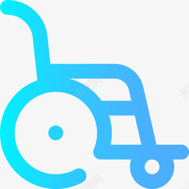 轮椅42号医院斜坡图标图标