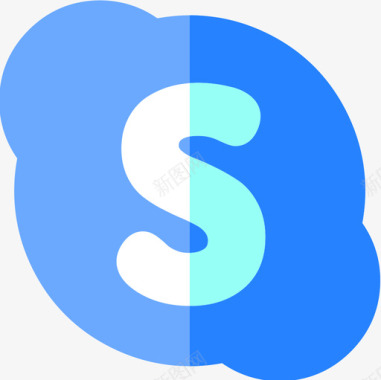 Skype社交网络11扁平图标图标