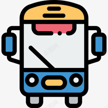 公交交通85线颜色图标图标