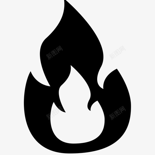 火焰燃烧元素图标svg_新图网 https://ixintu.com 元素 元素固体图标 火 火焰 热 燃烧