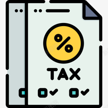 税税6线颜色图标图标