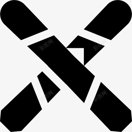滑雪极限运动11填充图标svg_新图网 https://ixintu.com 填充 极限运动11 滑雪