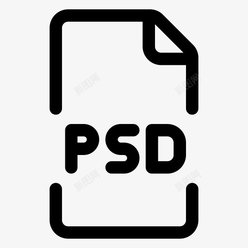 psddoc文件图标svg_新图网 https://ixintu.com doc photoshop psd 图形格式 文件