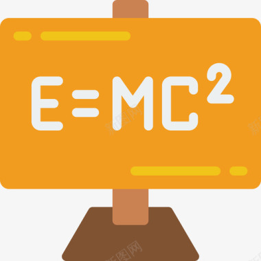 爱因斯坦物理6级平面图标图标