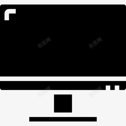 显示器计算机技术4填充图标svg_新图网 https://ixintu.com 填充 显示器 计算机技术4