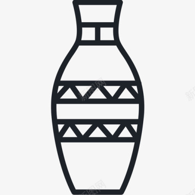 花瓶博物馆36直纹图标图标