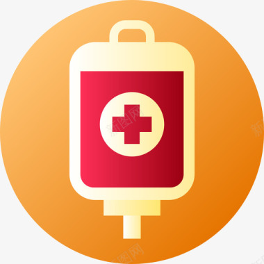 输血急救12梯度图标图标