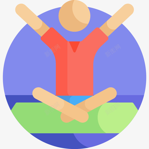 瑜伽瑜伽正念平躺图标svg_新图网 https://ixintu.com 平躺 瑜伽 瑜伽正念