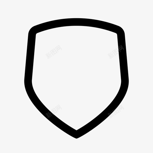警卫徽章保护图标svg_新图网 https://ixintu.com 保安 保护 徽章 盾牌 盾牌轮廓 警卫