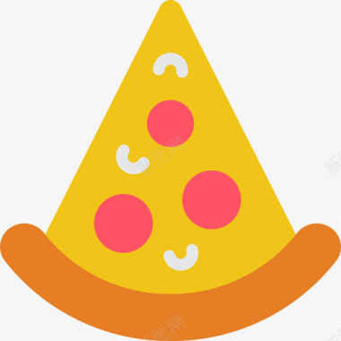 披萨快餐41扁平图标图标