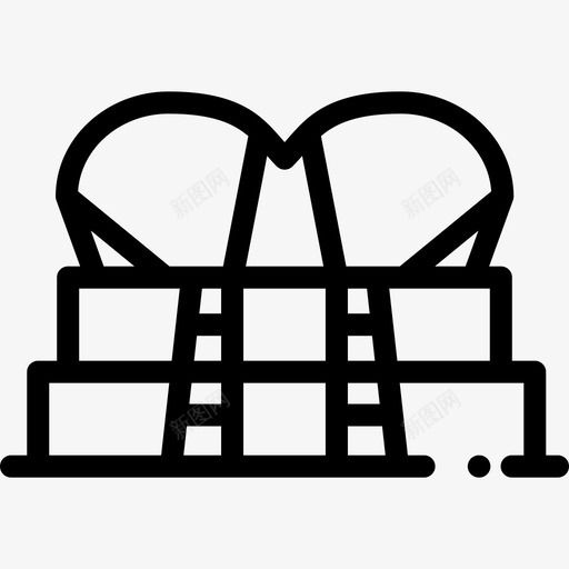 Dprmpr大楼地标古迹11线性图标svg_新图网 https://ixintu.com Dprmpr大楼 地标古迹11 线性