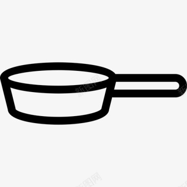 煎锅烹饪厨房用具图标图标