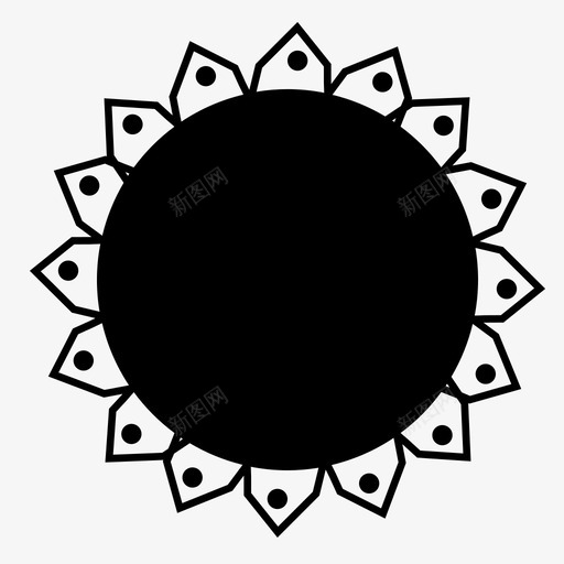 太阳装饰品灿烂的太阳图标svg_新图网 https://ixintu.com 太阳 太阳和花朵 星星 灿烂的太阳 装饰品 阳光