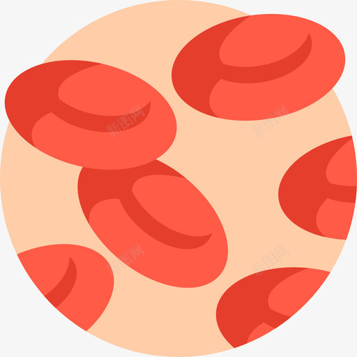 红细胞献血扁平图标svg_新图网 https://ixintu.com 扁平 献血 红细胞