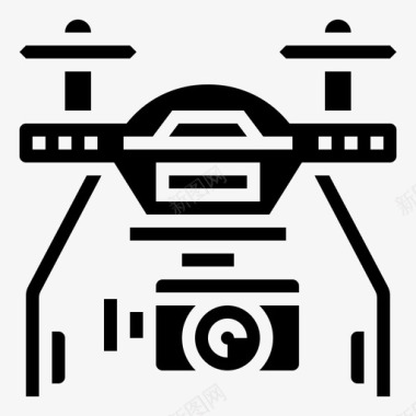 无人机自动自动驾驶图标图标
