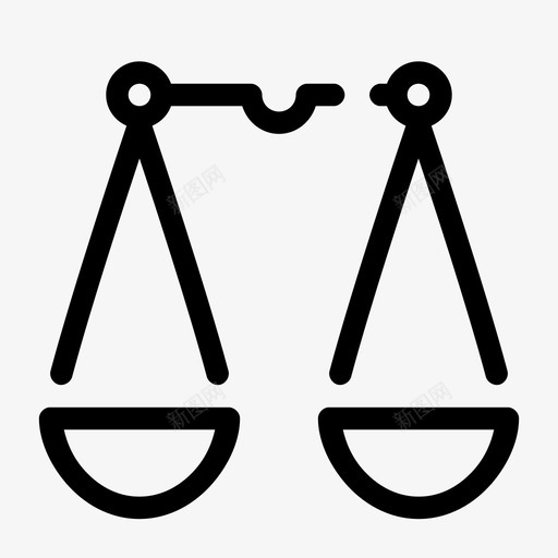 平衡法官正义图标svg_新图网 https://ixintu.com 天秤座 平衡 正义 法官 法律 银行业差距中等