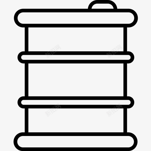 直列2号油桶图标svg_新图网 https://ixintu.com 直列2号油桶