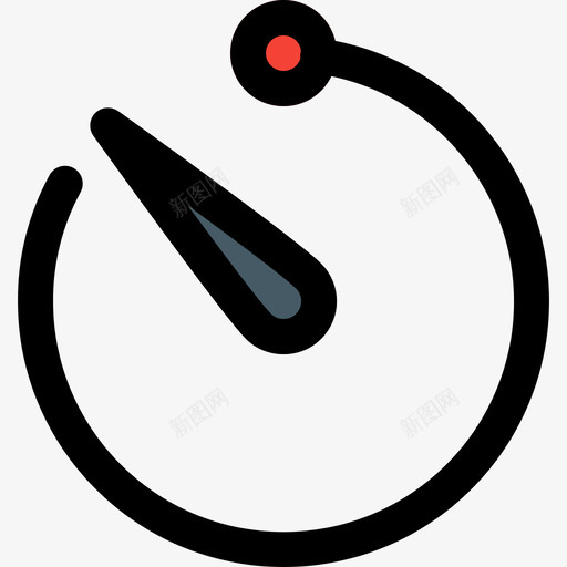 计时器照片4线性颜色图标svg_新图网 https://ixintu.com 照片4 线性颜色 计时器