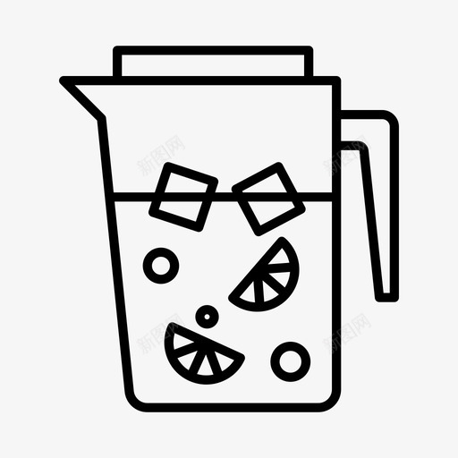 柠檬茶杯子饮料图标svg_新图网 https://ixintu.com 杯子 柠檬茶 饮料