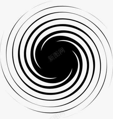 黑洞幻觉螺旋图标图标