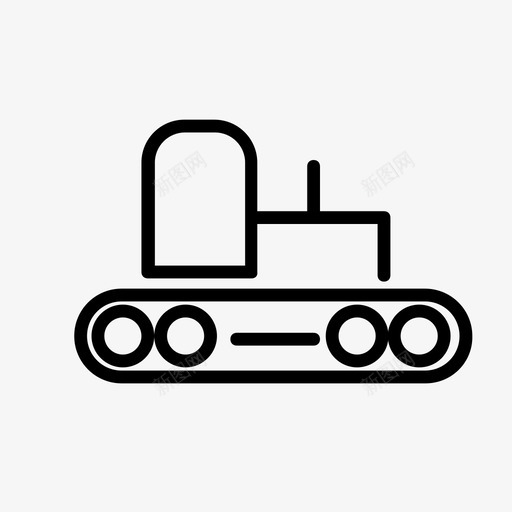 Tanksvg_新图网 https://ixintu.com Tank 线性 扁平 单色 简约 交通