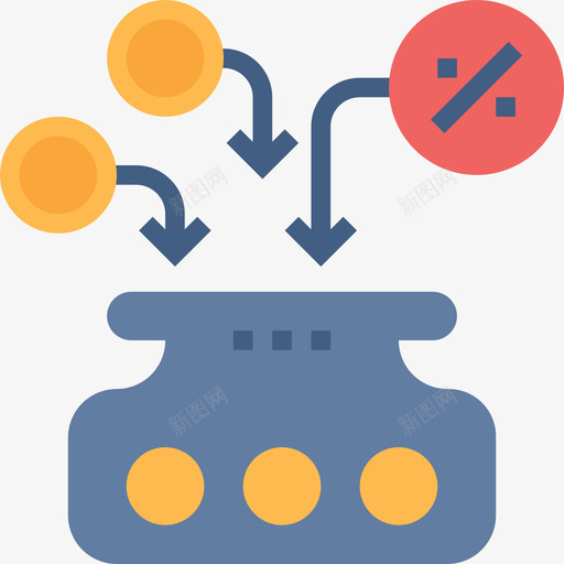 储蓄客户忠诚度计划2持平图标svg_新图网 https://ixintu.com 储蓄 客户忠诚度计划2 持平