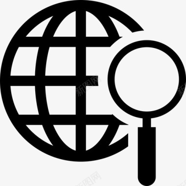 全球研究全球世界图标图标
