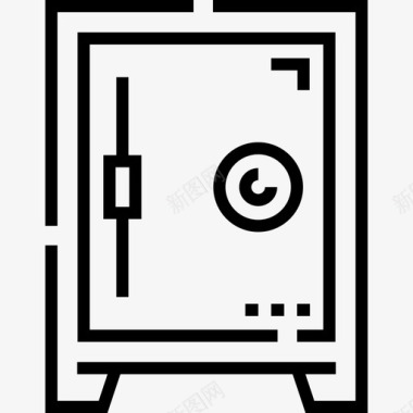 Strongbox赌场34直线型图标图标