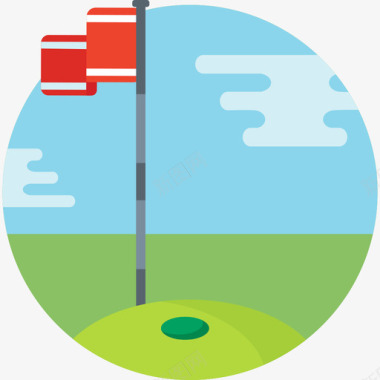 高尔夫运动53持平图标图标