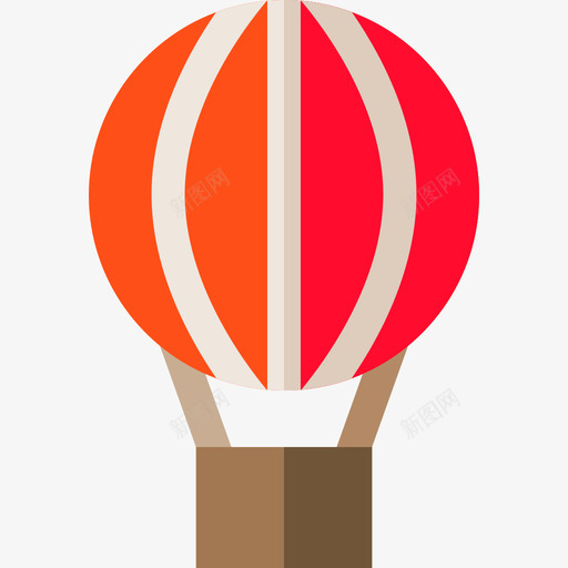 热气球探险18号平的图标svg_新图网 https://ixintu.com 平的 探险18号 热气球
