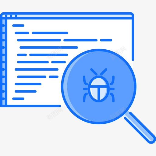 代码seo65蓝色图标svg_新图网 https://ixintu.com seo65 代码 蓝色