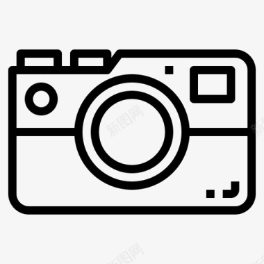 小型照相机摄影师摄影图标图标
