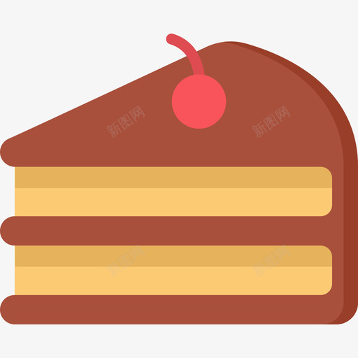 蛋糕面包房31扁平图标svg_新图网 https://ixintu.com 扁平 蛋糕 面包房31