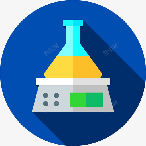 测量化学24扁平图标svg_新图网 https://ixintu.com 化学24 扁平 测量