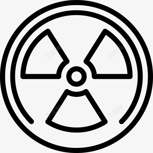 辐射物理8线性图标svg_新图网 https://ixintu.com 物理8 线性 辐射