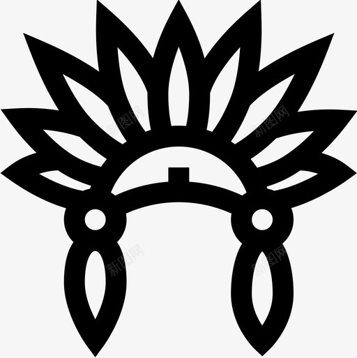 印第安人历史4直系图标svg_新图网 https://ixintu.com 印第安人 历史4 直系