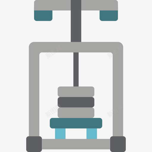 机械健身器材15平板图标svg_新图网 https://ixintu.com 健身器材15 平板 机械