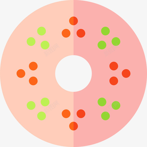 甜甜圈糖果2扁平图标svg_新图网 https://ixintu.com 扁平 甜甜圈 糖果2