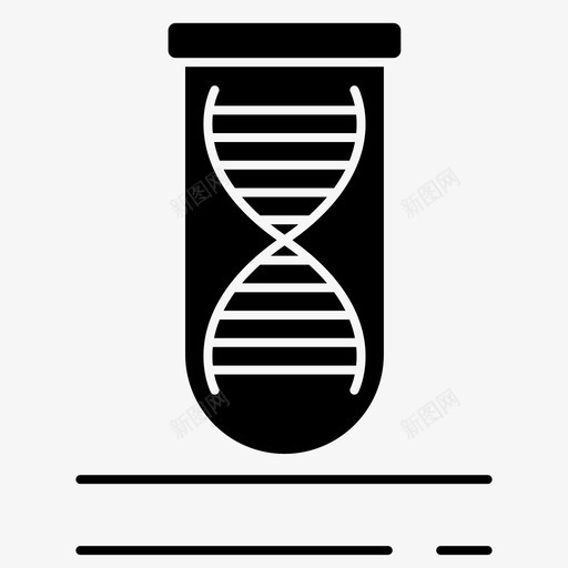 试管化学品dna图标svg_新图网 https://ixintu.com dna 化学品 试管