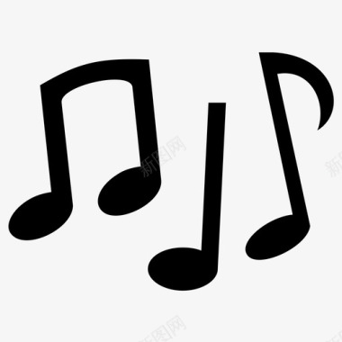 音乐音频技术音乐笔记图标图标