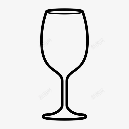 标准酒杯标准葡萄酒杯酒精图标svg_新图网 https://ixintu.com 标准葡萄酒杯 标准酒杯 玻璃器皿 酒精 饮料 鸡尾酒玻璃器皿透视图