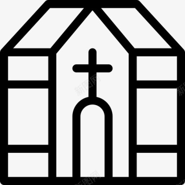 教堂荷兰直系图标图标