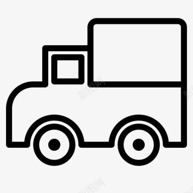 卡车儿童游戏图标图标