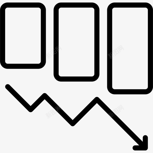 条形图分析7线性图标svg_新图网 https://ixintu.com 分析7 条形图 线性