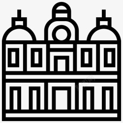 塞尔维亚国家博物馆塞尔维亚国家博物馆建筑地标图标高清图片