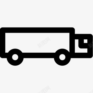 货运卡车运输83直线图标图标